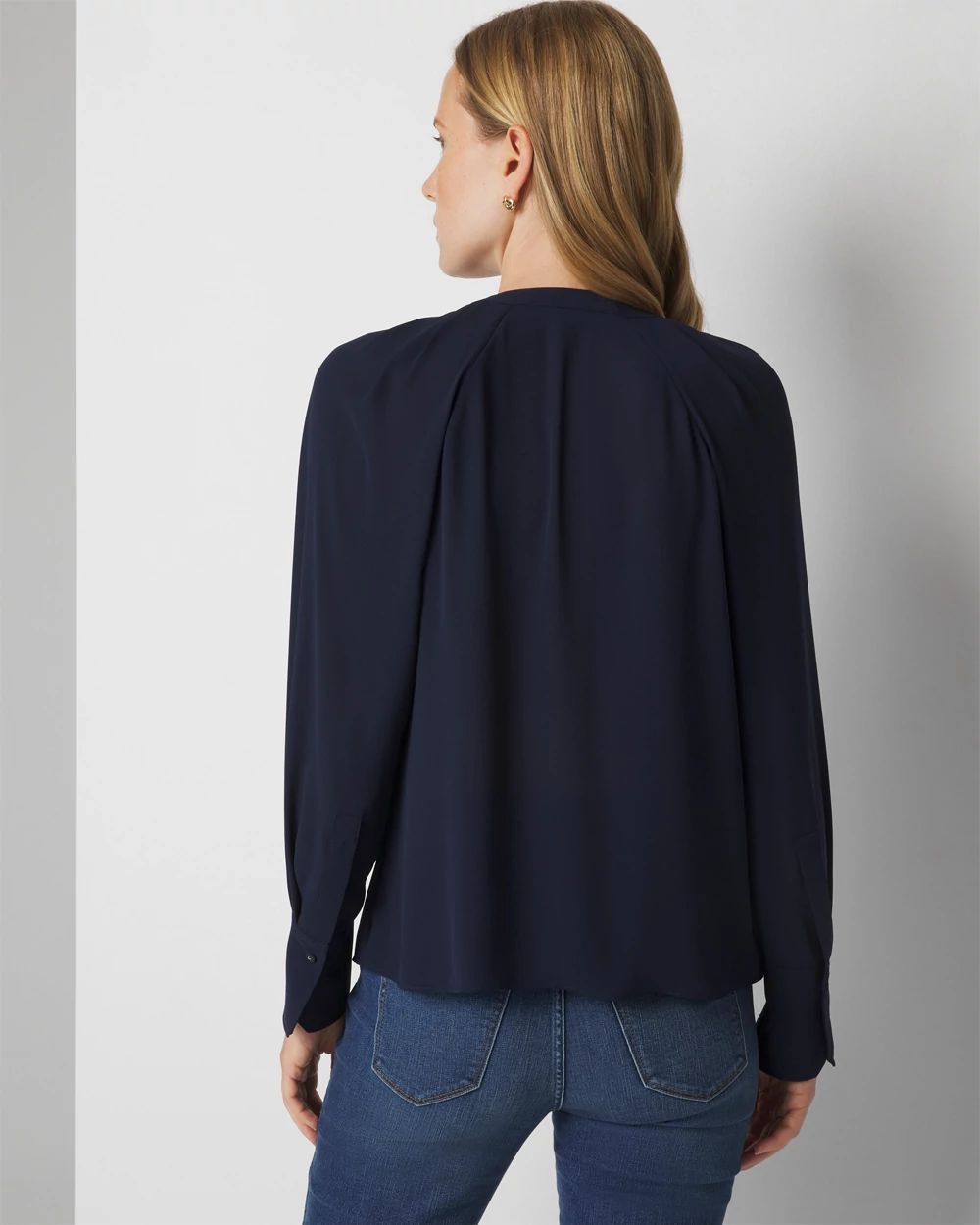 Pleated Front Blouse | White House Black Market
